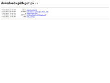 Tablet Screenshot of downloads.pitb.gov.pk
